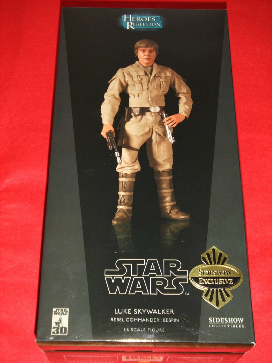 SIDESHOW 限定版 1/6 ルーク・スカイウォーカー REBEL COMMANDE BESPIN