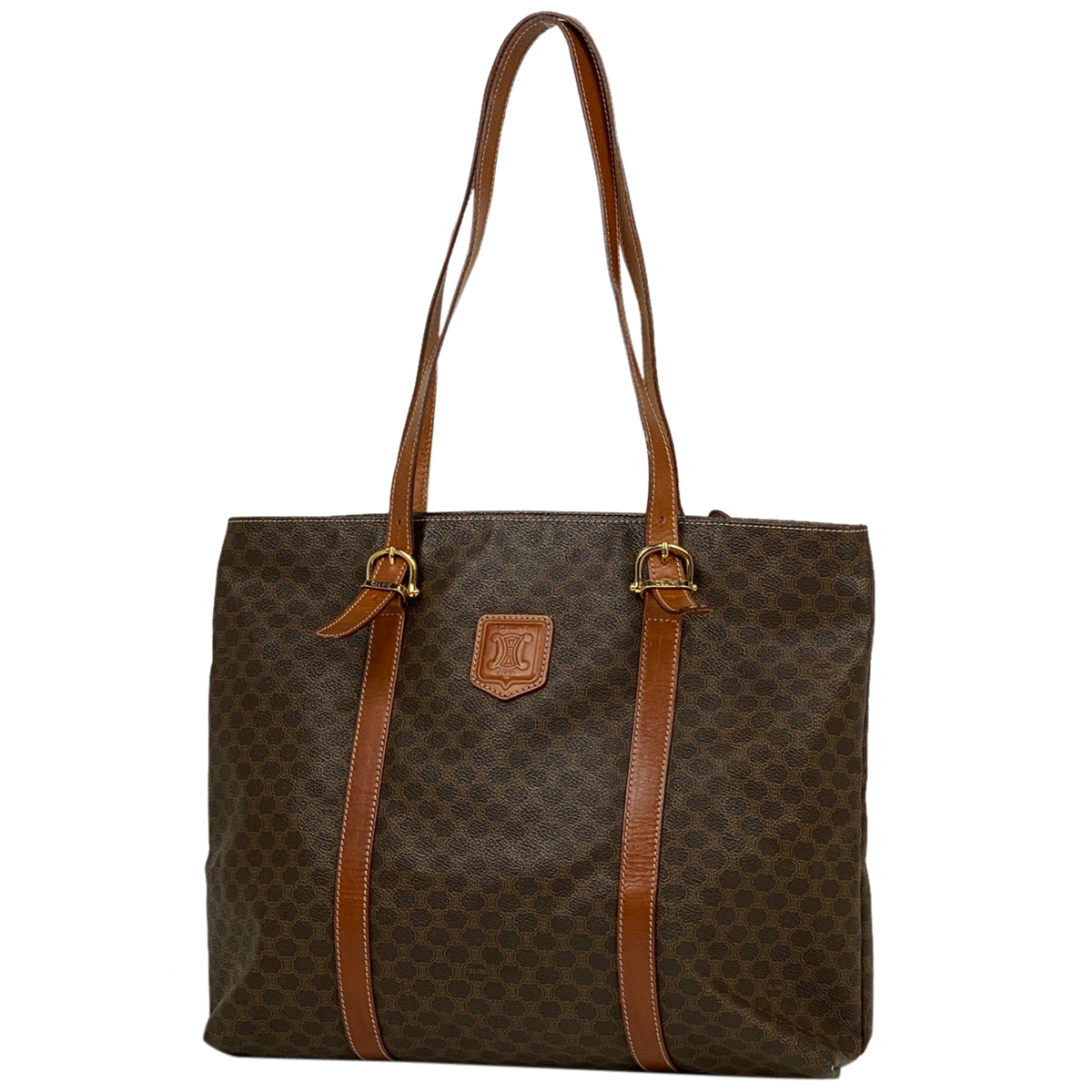 セリーヌ CELINE マカダム柄 トートバッグ ショルダーバッグ ロゴ 総柄
