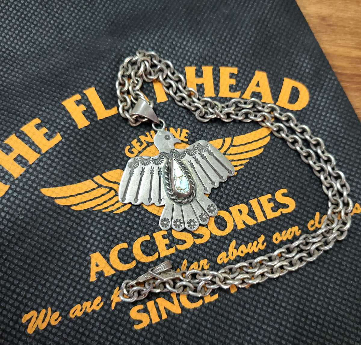 THE FLAT HEAD フラットヘッド シルバー ネックレス サンダーバード