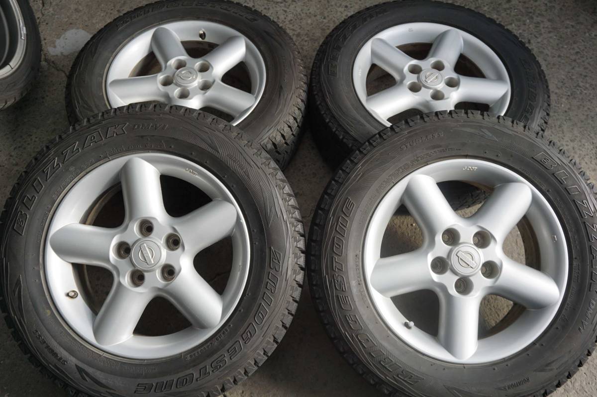 深溝８～９㎜ ブリヂストン ブリザックDM-V1 215/65R16 日産純正 エクストレイル エルグランド デュアリス プレサージュ *175c_画像1