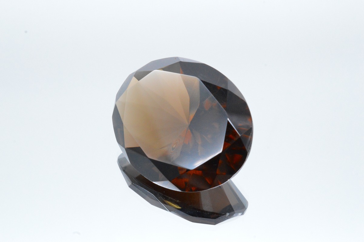 最高品質の 天然スモーキークォーツ ルース 59.392ct オーバル CGL