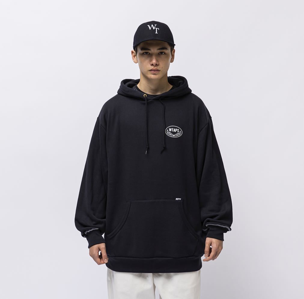 wtaps ダブルタップス 21aw ACADEMY/HOODED/COTTON NAVY04 XL 未使用_画像1