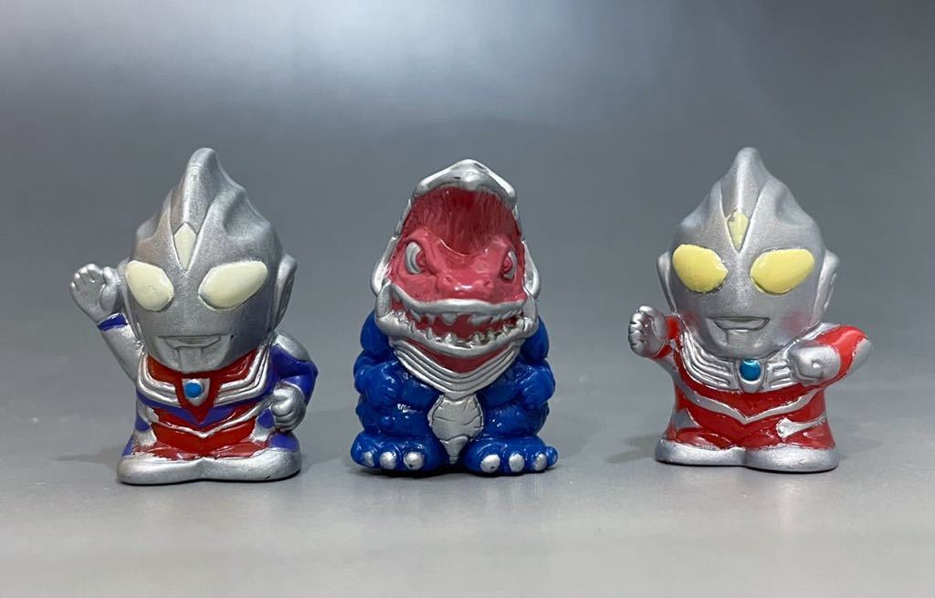 Yahoo!オークション - 指人形 ミニ ウルトラマンティガvsゴルザ 中古品