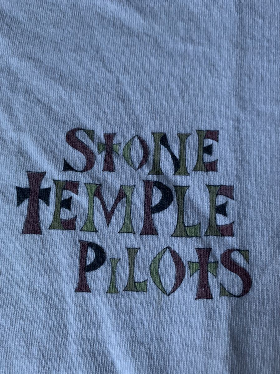 希少 90s XL stone temple pilots ビンテージ Tシャツ STP vintage ストーンテンプルパイロッツ ストテン アイアンクロス_画像4