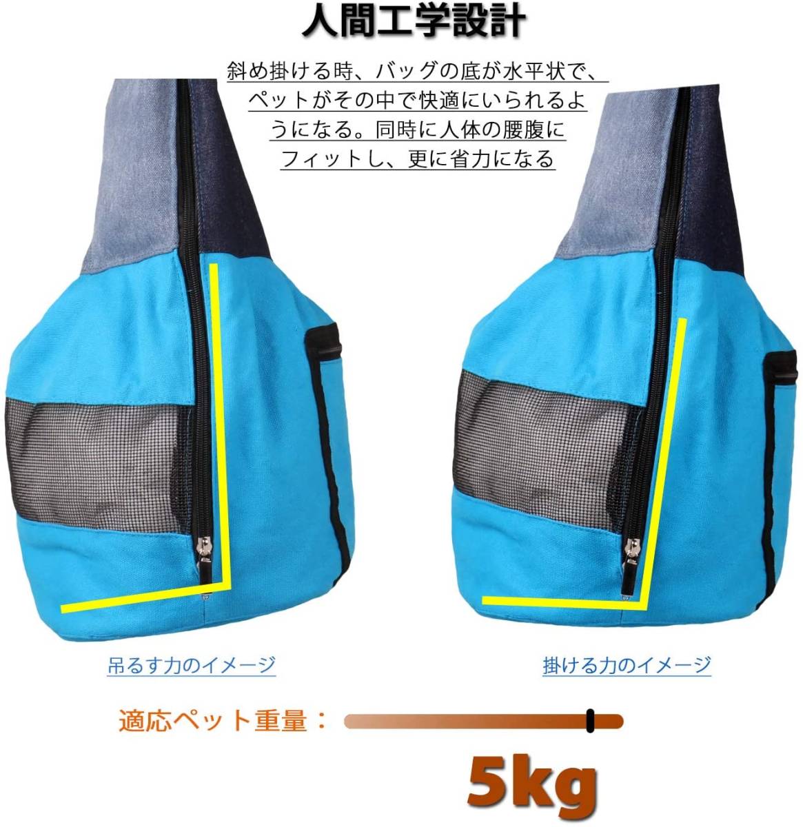 GYSSIEN pet bag cat dog laundry is possible ventilation eminent diagonal shoulder safety ... ream .( tea color )