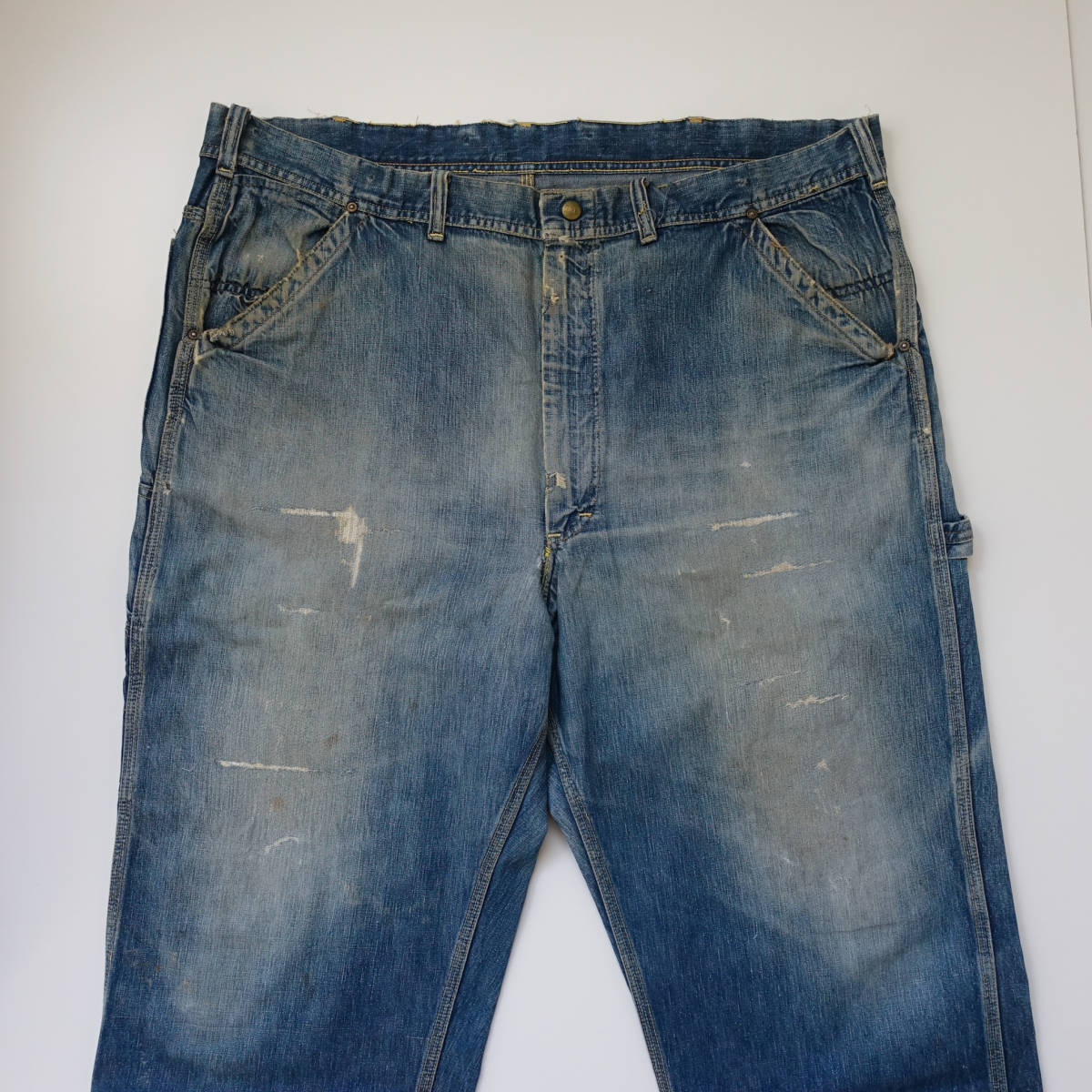 色落ち極上◎ ヴィンテージ1960年代 Lee 191z JELT DENIM デニムペインターパンツ 赤タグ 42TALONリー mash  松岡俊介さん着 大戦オリジナル