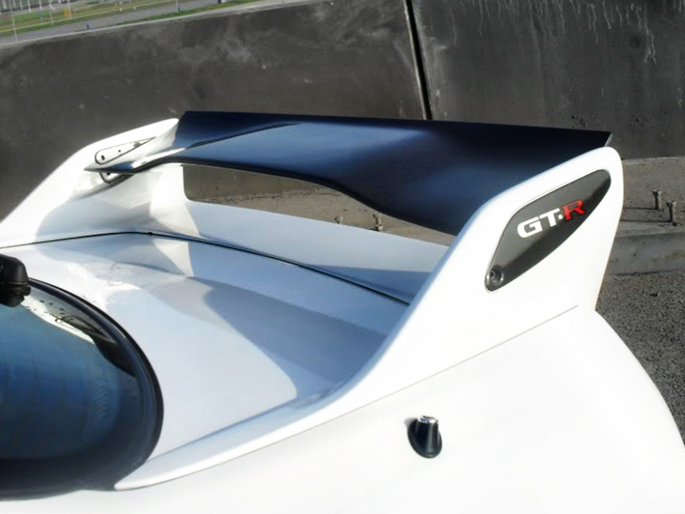 純正オプション R33 スカイラインリア サイド アンダー パネル スポイラー