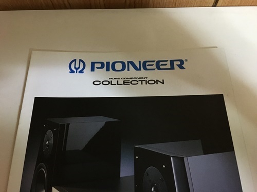 【 1オーナー！当時物!!! 80年代 90年代　PIONEER PURE COLLECTION カタログ　中古良品 /コンパクトステレオコンポ　もう手に入らない1品】_画像3