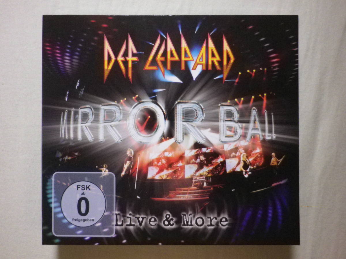 2CD＋DVD 『Def Leppard/Mirro Ball～Live ＆ More(2011)』(FR CDVD 523, Италия  пластинка ,... упаковка )