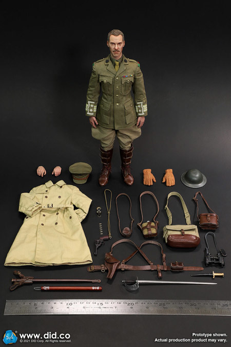 B11012 第一次世界大戦 イギリス軍 士官 マッケンジー大佐 1/6スケールフィギュア WW1 British Officer - Colonel Mackenzie_画像8