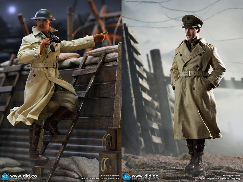 B11012 第一次世界大戦 イギリス軍 士官 マッケンジー大佐 1/6スケールフィギュア WW1 British Officer - Colonel Mackenzie_画像4