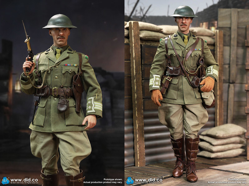 B11012 第一次世界大戦 イギリス軍 士官 マッケンジー大佐 1/6スケールフィギュア WW1 British Officer - Colonel Mackenzie_画像2