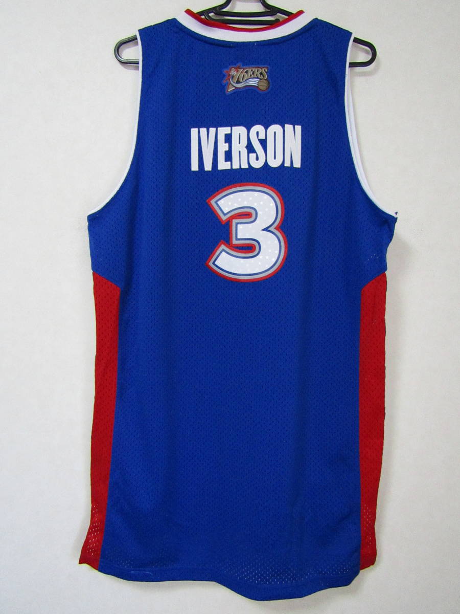 激レア 2005年 NBA ALL-STAR IVERSON ＃3 アレン・アイバーソン reebok リーボック製 ユニフォーム 当時物 バスケ  タンクトップ 刺繍