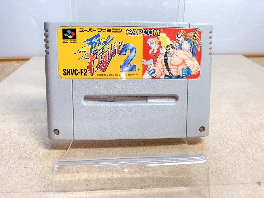 送料520円！ 貴重 スーパーファミコン CAPCOM ファイナルファイト2 Final Fight 2ゲームソフト SHVC-F2