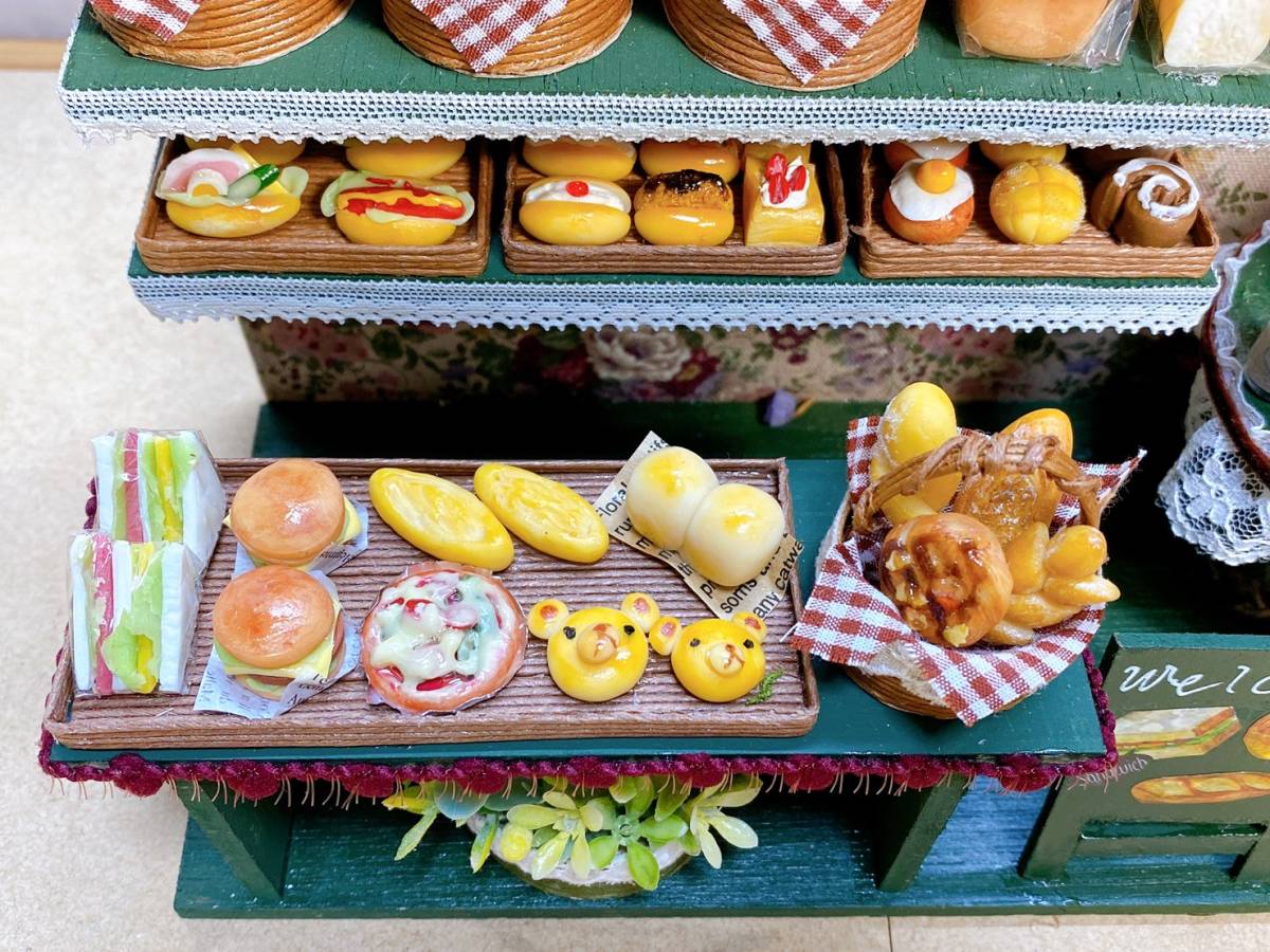 ヤフオク! - 貴重 ミニチュア雑貨 ミニチュアインテリア 手作りミニチュ...