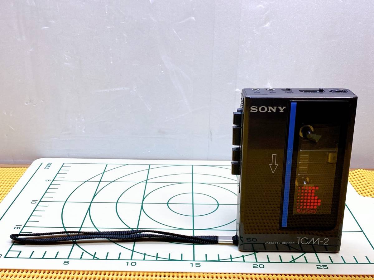  стоимость доставки 520 иен! ценный retro SONY Sony TCM-2 кассета магнитофон кассетная лента магнитофон текущее состояние товар 