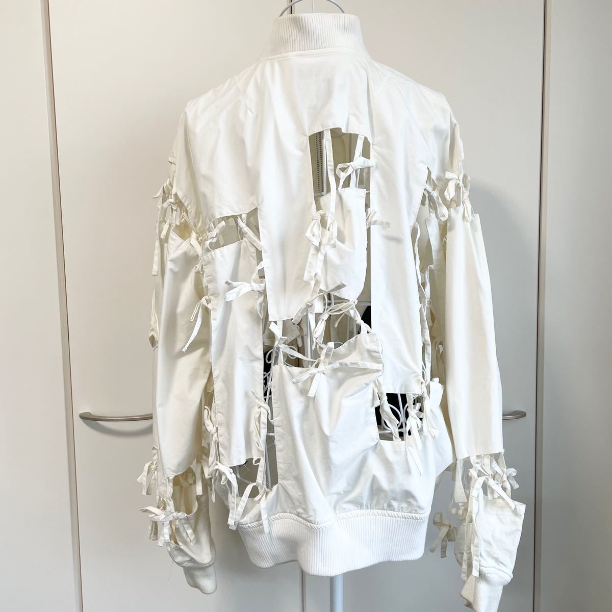 ソルボワ ルイヴィトン 12SS コットン 花柄 カットワーク ライダース