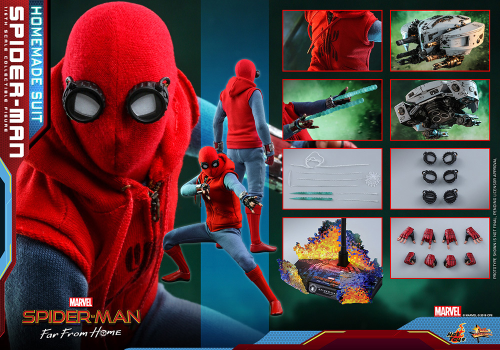 ホットトイズ スパイダーマン ホームカミング ホームメイドスーツ版 ...