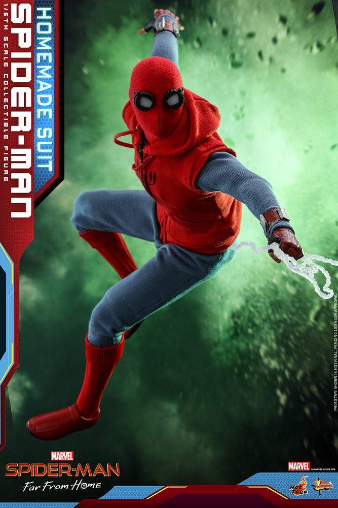 スパイダーマン ホームメイドスーツ ver MMS552 ホットトイズ スパイダーマン ファー・フロム・ホーム 新品 未開封_画像3