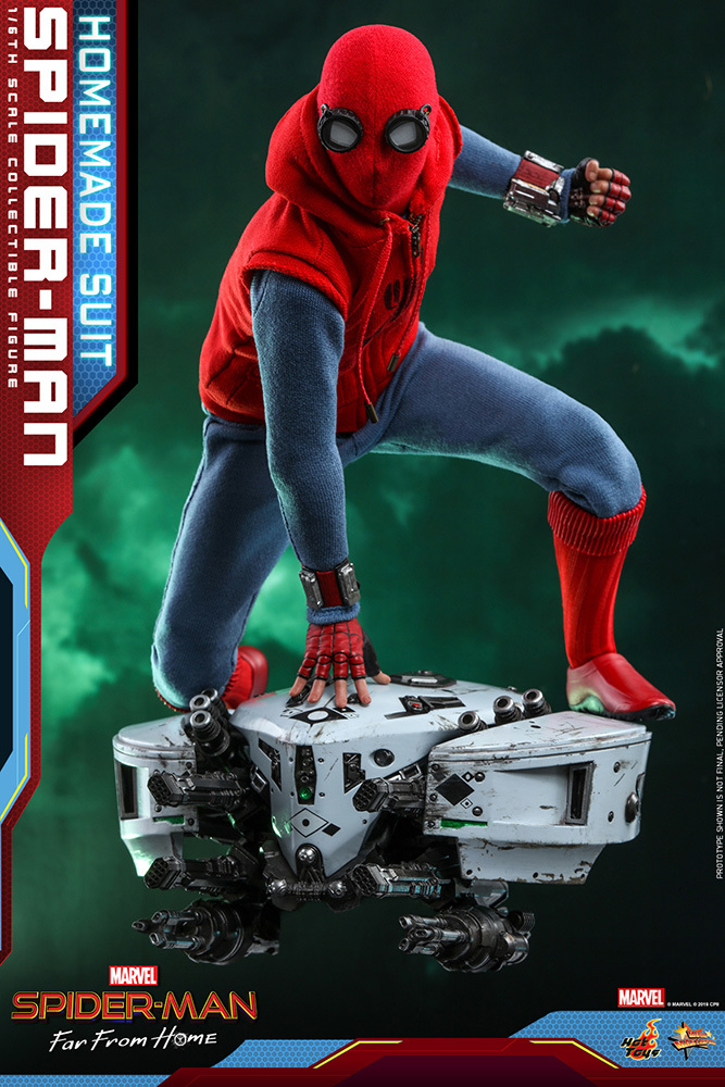 スパイダーマン ホームメイドスーツ ver MMS552 ホットトイズ スパイダーマン ファー・フロム・ホーム 新品 未開封_画像8