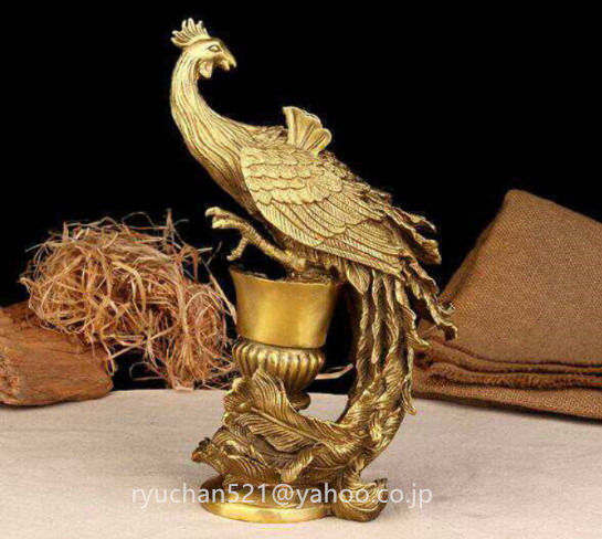 ☆極美品☆純銅 鳳凰 置物 www.bargebook.com