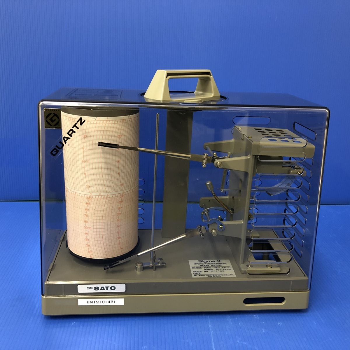 Sigma-II NS IIーQ 佐藤計量器製作所 シグマII型温湿度記録 Sigma-II NS IIーQ 佐藤計量器製作所 シグマII型温湿度記録