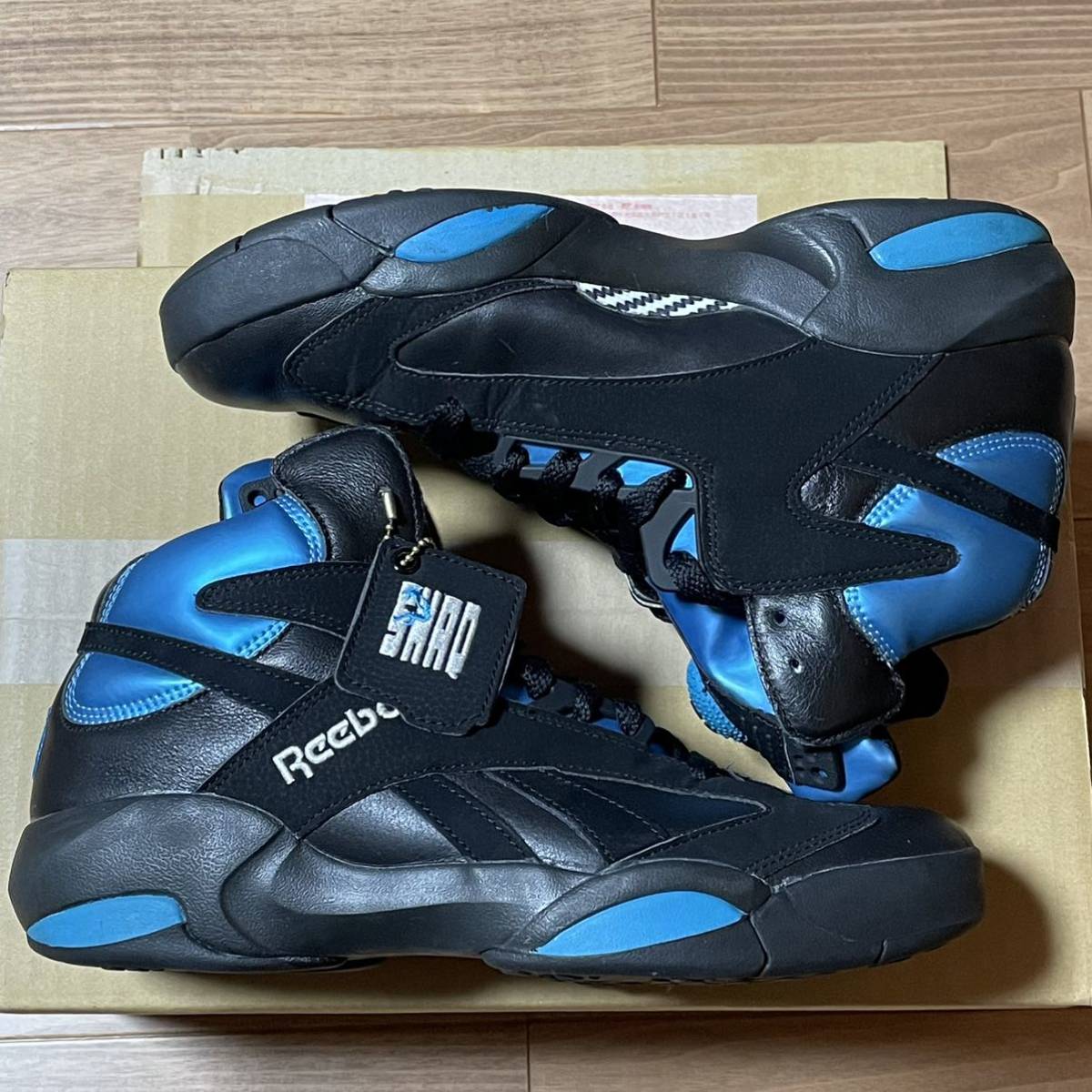 Reebok Shaq Attaq 1 26 復刻 リーボック シャックアタック NBA ポンプ pump バッシュ スニーカー ハイカット Attack_画像1