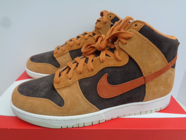 即決 28cm 国内正規品 新品未使用 NIKE DUNK HIGH PRM "DARK CURRY" ナイキ ダンク ハイ ダークカレー US10 DD1401 200_画像1
