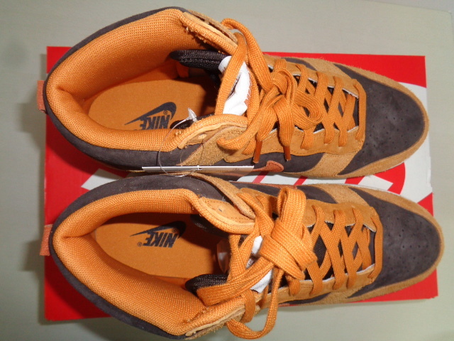 即決 28cm 国内正規品 新品未使用 NIKE DUNK HIGH PRM "DARK CURRY" ナイキ ダンク ハイ ダークカレー US10 DD1401 200_画像5