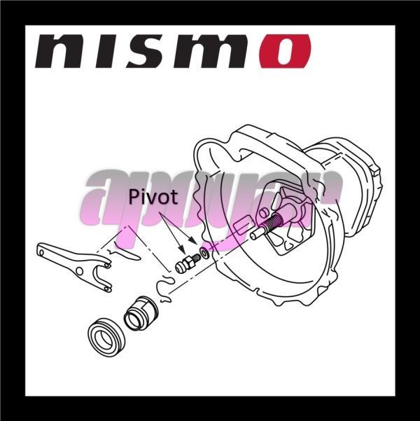 30537-RS540 NISMO(ニスモ) 強化レリーズピボット NISSAN フェアレディZ Z31 VG20ET/RB20DET 送料無料/在庫特価_画像7
