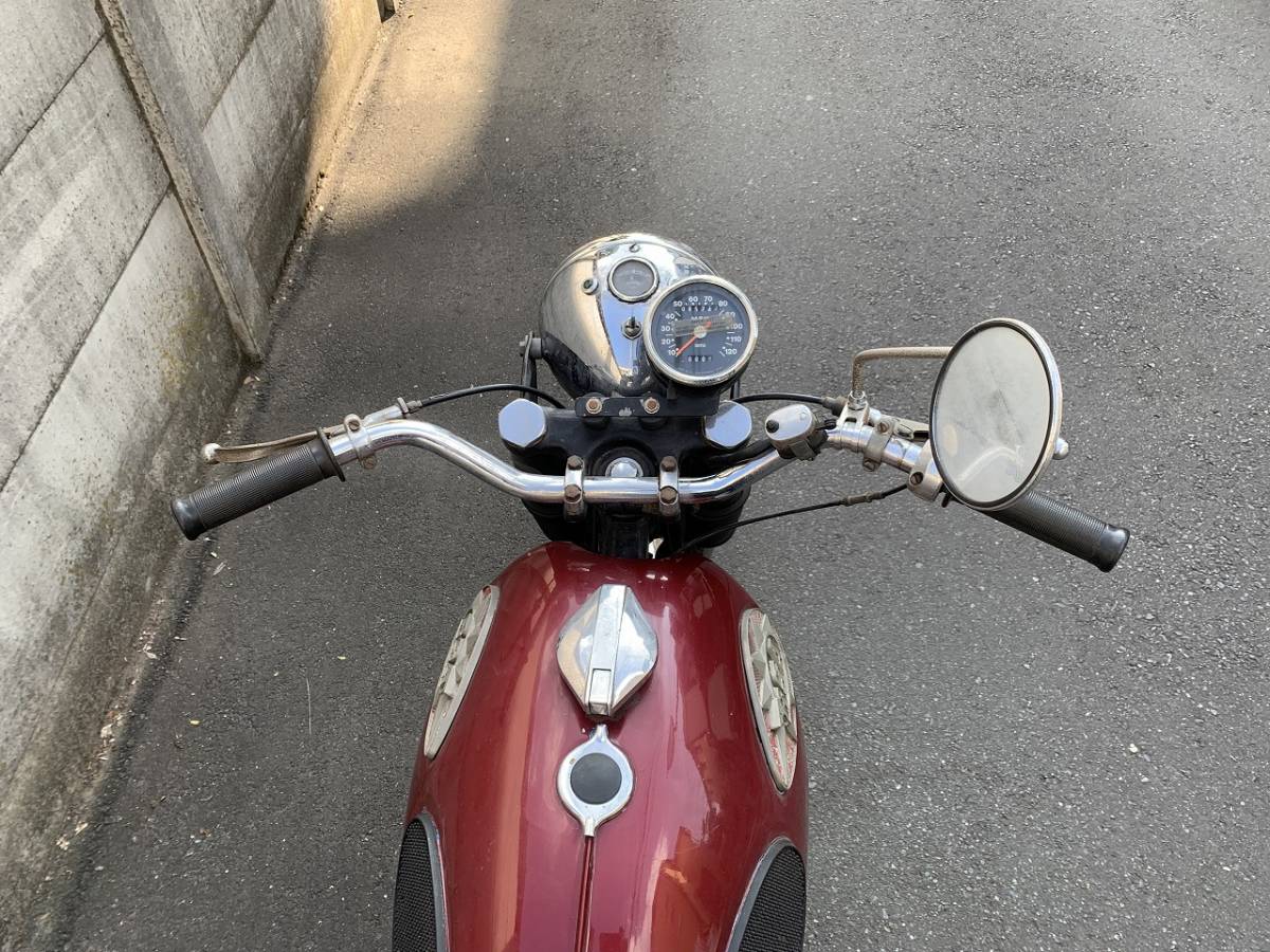 BSA　２５０ｃｃ　書付き　不動車　未整備です、キックはおります_画像5