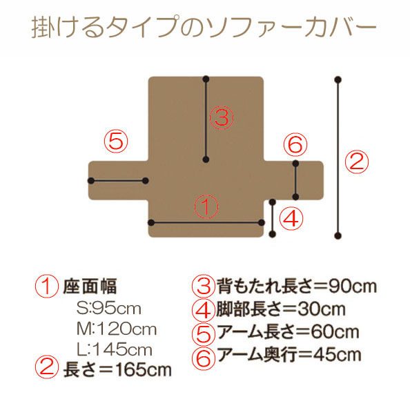 肘あり ソファーカバー フリース 中掛け M 幅120x165cm 2人掛け ネイビー_画像4