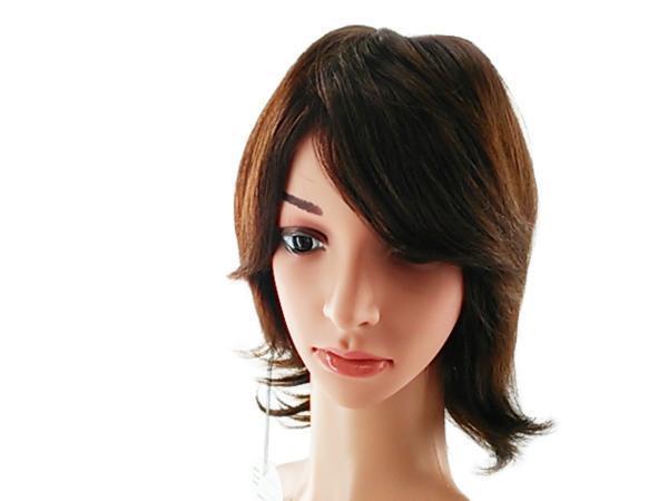  beautiful person full wig person wool 100% medium re year chestnut color 