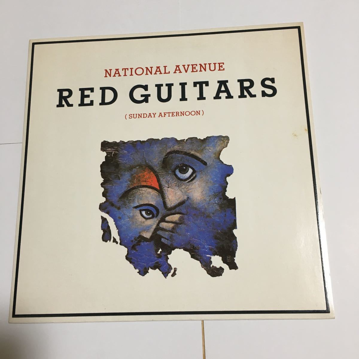 貴重シングル 7” RED GUITARS レッド・ギターズ NATIONAL AVENUE (SUNDAY AFTERNOON) KING AND COUNTRY 1986 VIRGIN RECORDS 輸入盤 _画像1