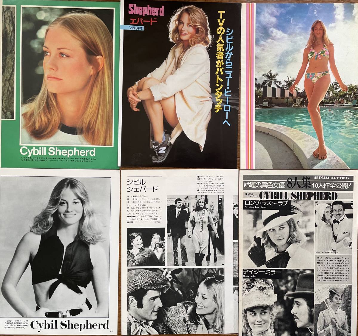 切り抜き　シビル・シェパード　Cybill Shepherd