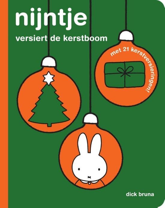 ミッフィー【クリスマスディスプレイ絵本】nijntje versiert de kerstboom☆2021年新作オランダ語