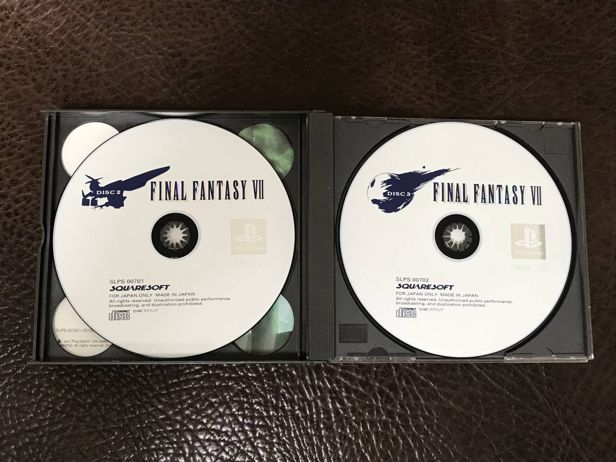 ★ 送料無料 PS1 3本セット ★ FF7 + FF8 + FF9 FINAL FANTASY ファイナルファンタジー 動作確認済 説明書付き 帯付き 8はハガキ付き ★