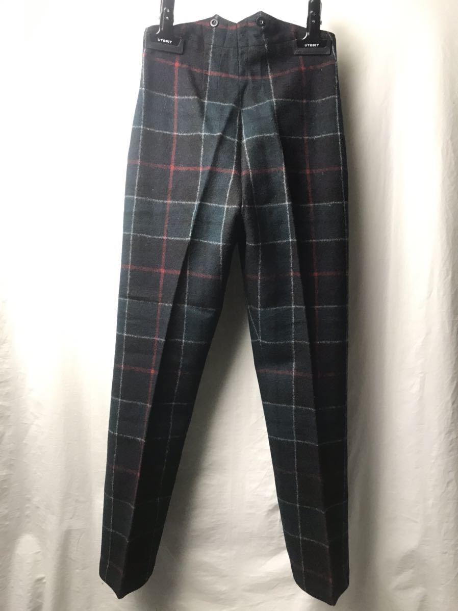 40s Vintage military 1947 year Scotland army pare-do pants ceremony pants wool trousers slacks England army 