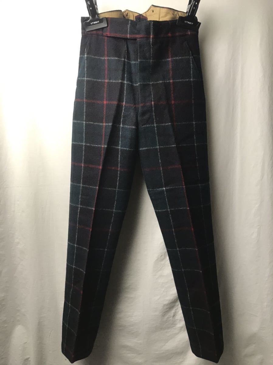 40s Vintage military 1947 year Scotland army pare-do pants ceremony pants wool trousers slacks England army 