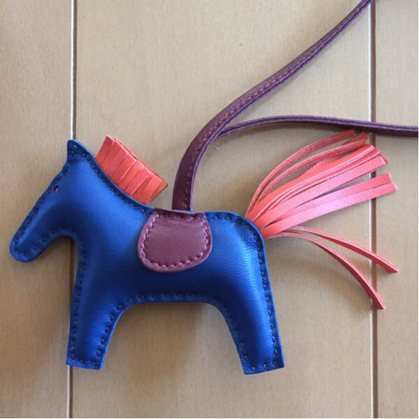 HERMES エルメス ロデオチャーム PM ブルー 新品未使用 正規品 本物