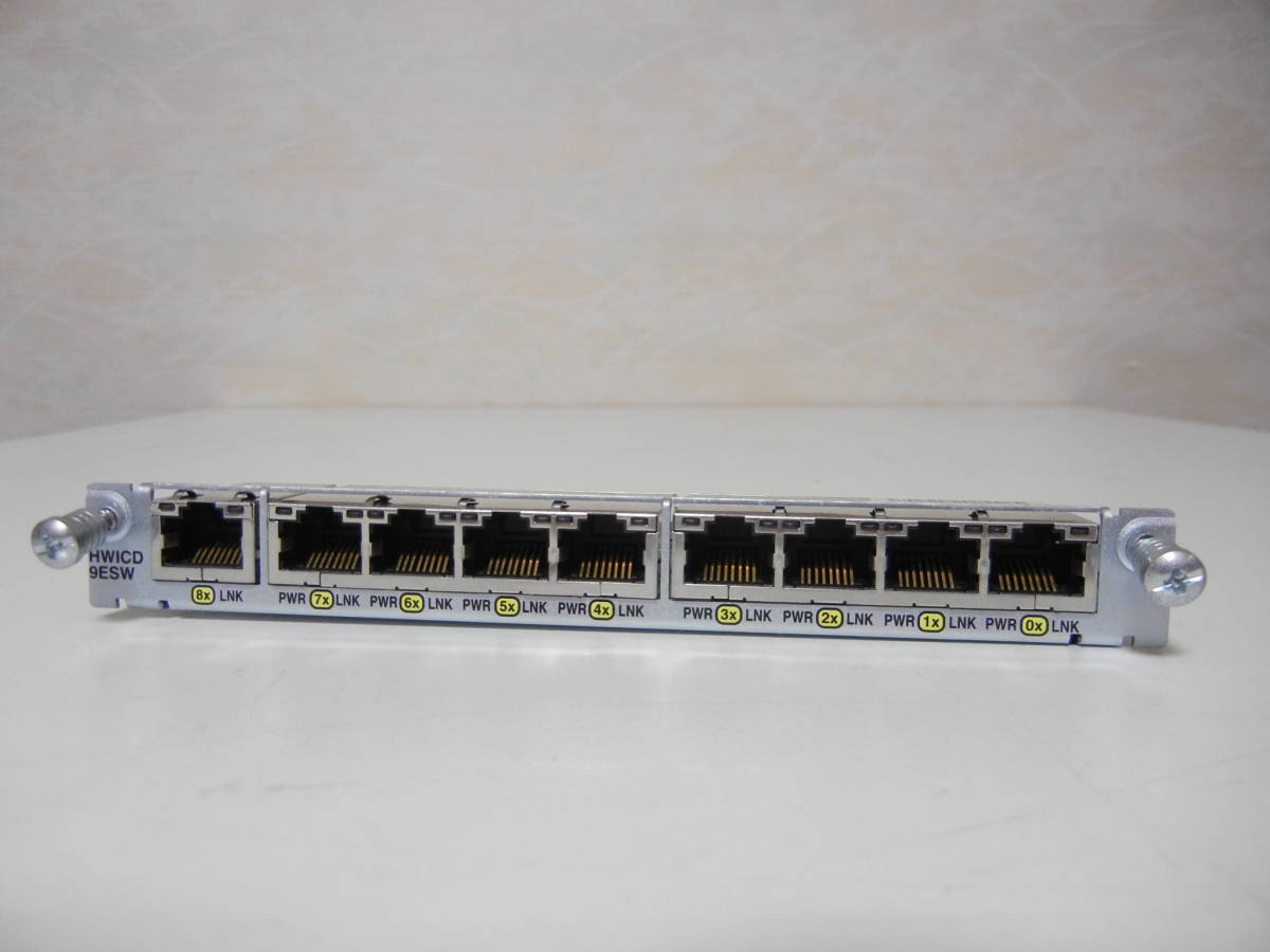 ★中古 Cisco ルーターモジュール (HWIC-D-9ESW)_画像1