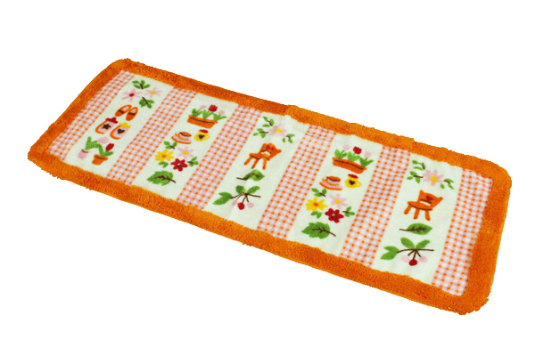 ... mat nonslip processing attaching 45×120 orange kitchen mat bath mat bath kitchen for mat [meruhen]. product 