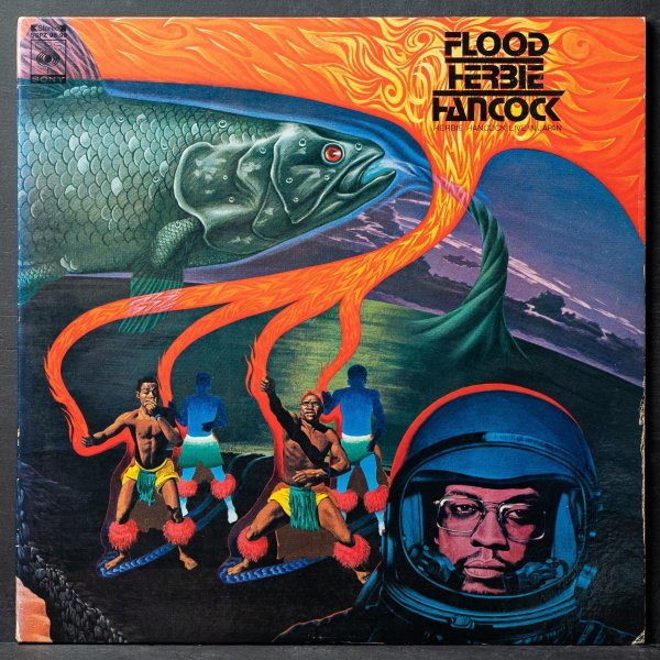 【訳あり】 FLOOD 2LP 日本制作オリジナル HANCOCK 【廃盤】HERBIE 洪水 SONY CBS ハービーハンコック ジャズ一般