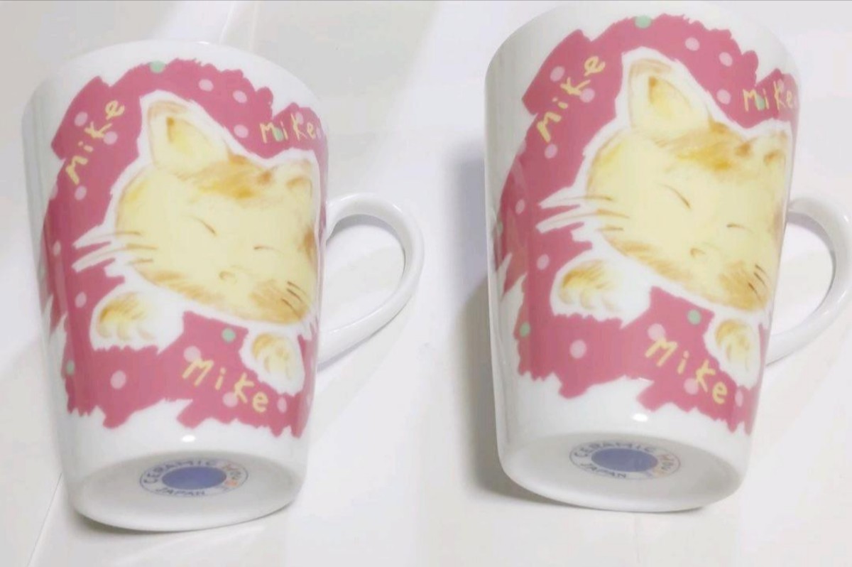 【大人気】【未使用に近い】【残り僅か】CERAMIC HOUSE JAPAN　セラミックハウスジャパン　Cat 　猫マグカップ