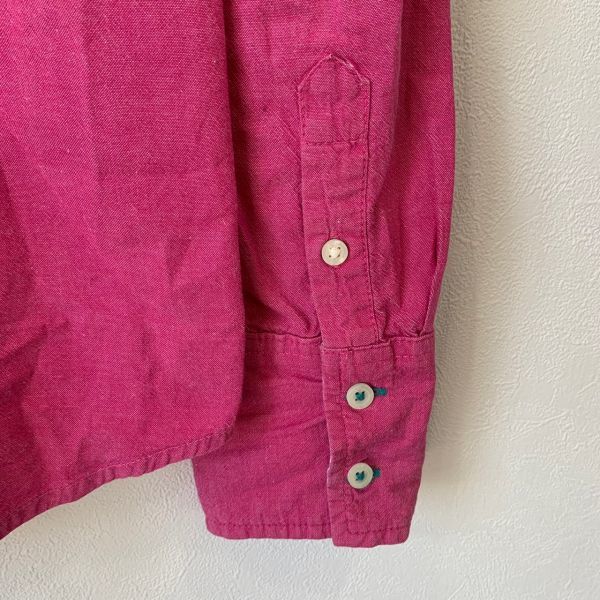[KWT1145] TOMMY HILFIGER long sleeve shirt lady's pink S 60