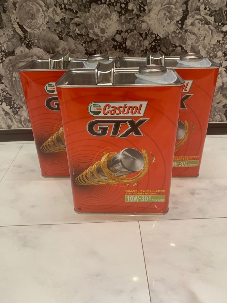 最安値　カストロール Castrol エンジンオイル GTX 10W-30