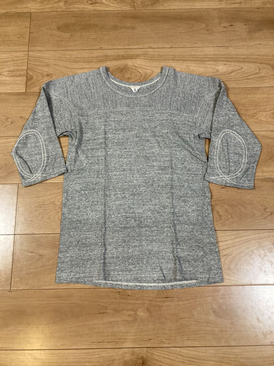 フィルメランジェ ムシ食い加工7分袖Tシャツ size3_画像1