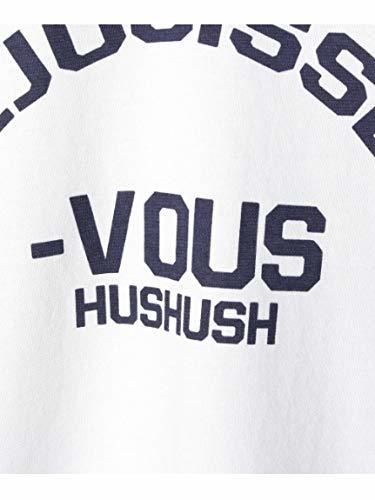 新品　 HusHusH　 ロゴラグランプルオーバー　 レッド×ホワイト　 150cm 