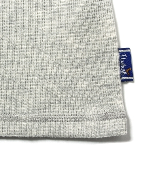  last new goods HusHusH cotton waffle long sleeve T shirt khaki ( camouflage ) 13(130cm) regular price 2189 jpy 