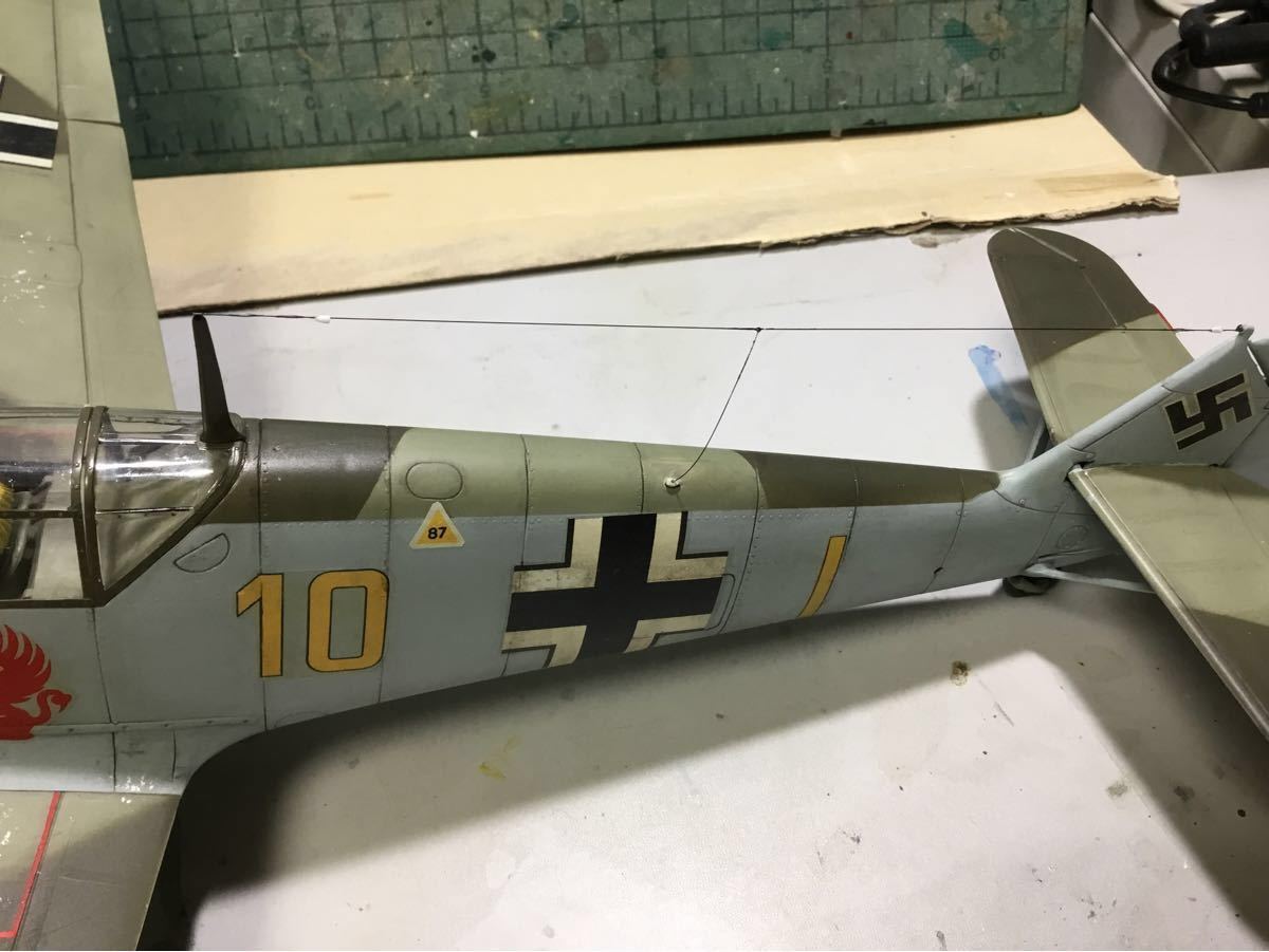 50才若返るプラモデルbf109E-3 AirFix 1/24 レアキット完成品